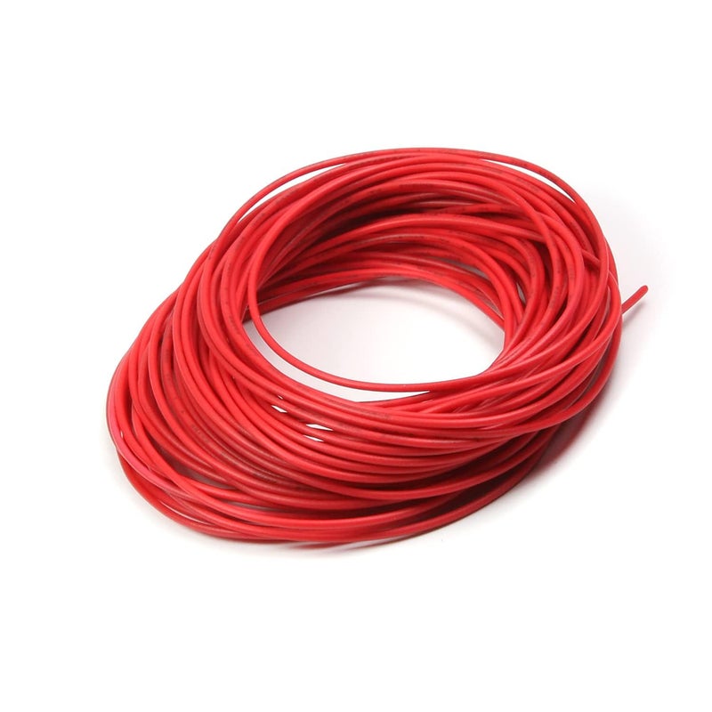 درافل سلك نحاسي دورافيل - 5 أمتار، 2 مم، سلك كهربائي معزول أحمر - Image 1